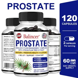 Pokročilé Saw Palmetto pro ženy a muže pro růst vlasů a podporu močení – výkonný bylinný doplněk Saw Palmetto