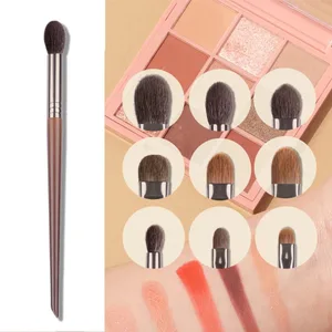 OVW Ombra d'ulls de cabell de cabra natural Pinzells de maquillatge professional Crease Blending Shader kist dlya teney brovey brochas de maquillatge 1 unitat