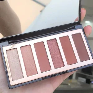 Moda melhor vendedor ct marca maquiagem 6 cores disco de sombra de olho 8.2g acabamento pérola fosco série de cores discretas beleza cosméticos para os olhos