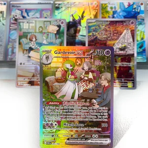 Карты PKM Scarlet & Violet PTCG6-B GX Rainbow Gardevoir Drowzee Ralts Riolu ex, редкая коллекция, боевые игрушки, подарки для хобби