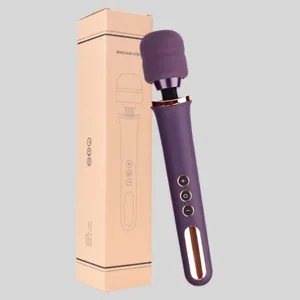 10 nopeutta Tehokas kädessä pidettävä johdoton taikasauva Vibraattori naisille Big Vibrator Hierontalaite G Spot Clitoris Stimulator Seksilelulle