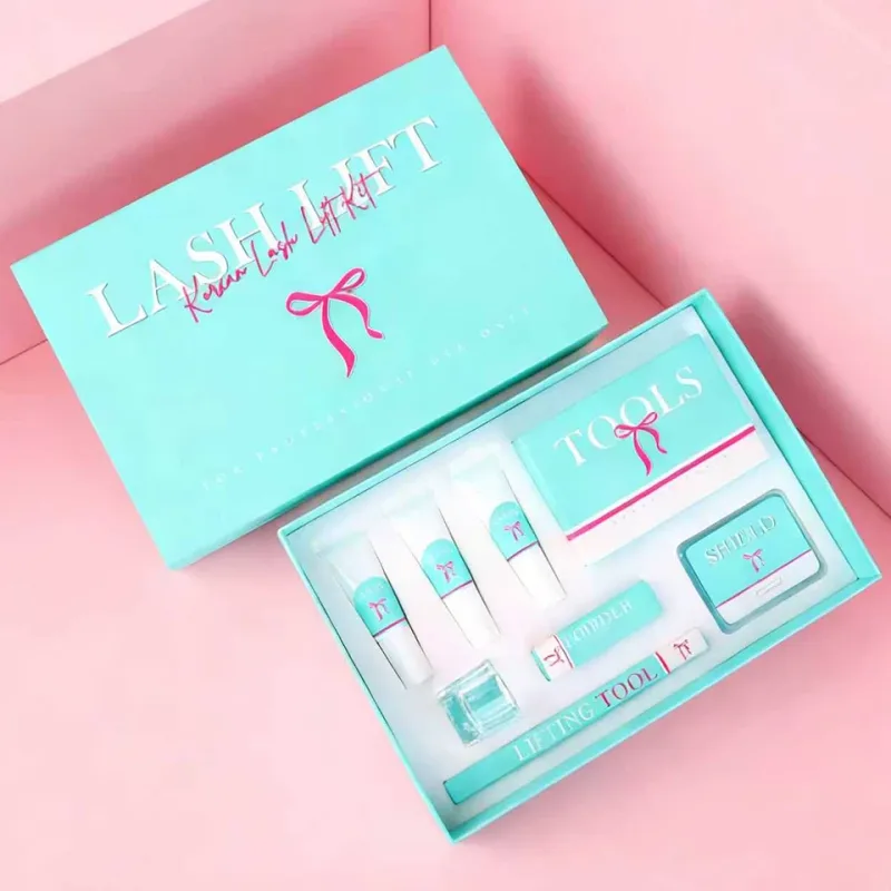 Ny oppgradering Premium Lash Lift Perm Kit Langvarig 6-8 uker voluminøse krøllete øyevipper Profesjonell skjønnhetssminke