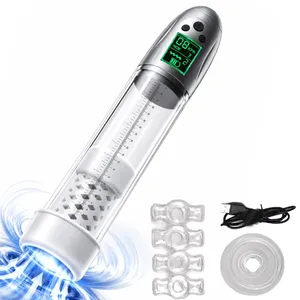Pompă automată pentru penis, erecții îmbunătățite, aspirator reîncărcabil pentru mărirea penisului, mărimea penisului, jucării sexuale pentru bărbați și masturbator vagin