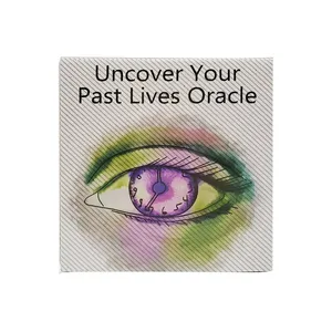 Temukan Kehidupan Masa Lalu Anda Dek Oracle Bentuk Bulat 87 Kartu dengan Buku Panduan PDF Ramalan Kartu Oracle Permainan Tarot