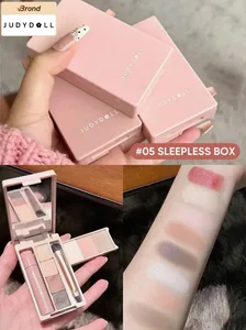 Judydoll Eyebrow Palette All-in-One แบบพกพา Powder Travel แต่งหน้าชุดมัลติฟังก์ชั่นมาสคาร่า Blush Contouring