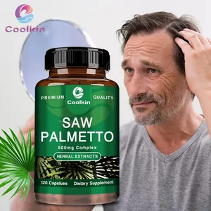Saw Palmetto - El bloqueador de DHT para la salud urinaria y el suplemento de apoyo a la próstata previenen la caída del cabello