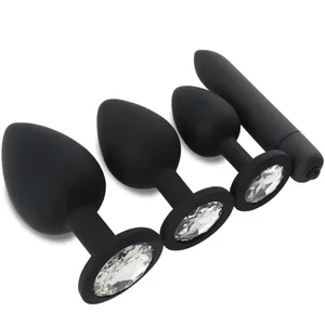 Zachte Siliconen Anale Butt Plug Mannen Prostaat Massager Volwassen Homo Producten Ass Gevulde Mini Bullet Vibrator Seksspeeltje voor Koppels Goederen