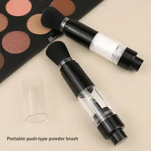 Multifunkční nasazovací štětec na pudr s rozprašovačem Plnitelný štětec na pudr Kosmetické štětce na pudr Základní štětec na tvářenku Makeup nástroje