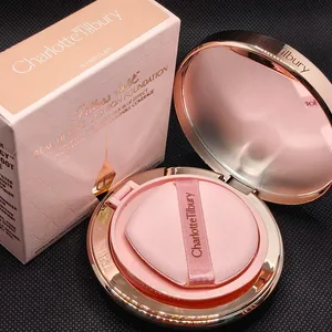 Charlotte Tilbury Shimmer Powder Luftpute Lett fuktighetsgivende oljekontrollerende Langvarig passform skaper porefri sminke