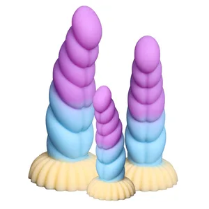 Fantasy Anal Plug Dildos Prostate Clit G-Point Stimualor Vagina Massage Butt Plug М’які силіконові секс-іграшки для дорослих для жінок і чоловіків