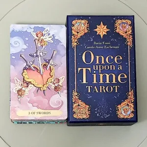 Bir Zamanlar Tarot Destesi 80 Adet Tarot Kartı (2 Özel Kartla birlikte) 12*7cm Sert Kutuda