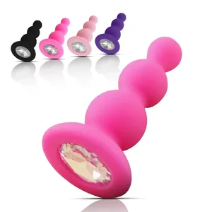 Palam Dubur Mini Mainan Seks silikon Palam Punggung Melampau Kristal Anal untuk Wanita Pemansang Pengurut Prostat Mainan Dewasa untuk Lelaki