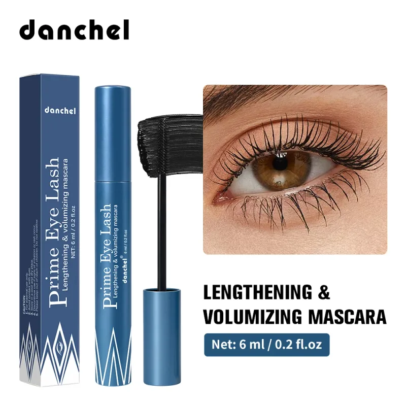 Forlængende og volumengivende Mascara Vandafvisende Langvarig Nærende Styrke Mascara Blank Naturlig finish Øjenmakeup