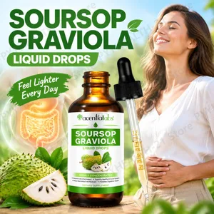 AcentiLabs Soursop Graviola Liquid Drops C-vitamiini tukee ruoansulatuskanavan terveyttä immuunijärjestelmää Free Radical Defense 60 ml aikuisille