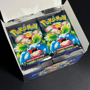 Set Pangkalan Edisi Pertama 1999 Pek Penggalak Set Pangkalan TCG Kad Permainan Tanpa Had Pokemon Charizard Blastoise Venusaur PTCG Koleksi