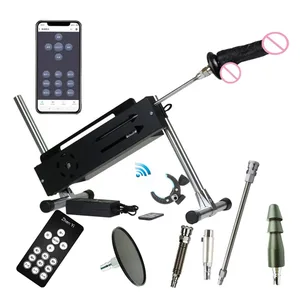 200W Powerful Sex Machine F21S APP/Wireless/Wired Control with Consolador Attachments for Women Men Masturbació automàtica Joguines sexuals