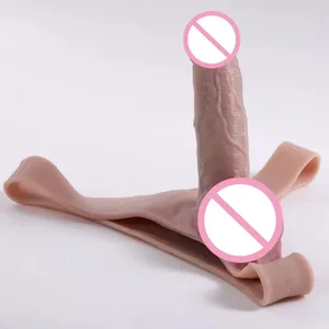 Draagbare realistische dildo broek voor vrouwen G-spot penis harnas riem erotische dildo's riem op slipje volwassen speeltjes voor lesbiennes