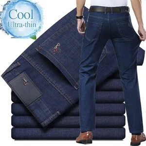 Jeans d'été Ultra-fins pour hommes, mode