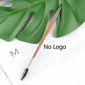1 τεμάχιο #274 Διπλό άκρο Γωνιακό φρύδι Βλεφαρίδες Πινέλο μακιγιάζ Φυσικό ξύλο Επαγγελματικά πινέλα μακιγιάζ καλλυντικά εργαλεία