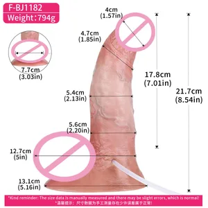 Mainan Seks Silikon Stimulator G Spot Dildo Muncrat Mainan Dewasa Tahan Air Intim untuk Masturbasi Pribadi Vagina Wanita