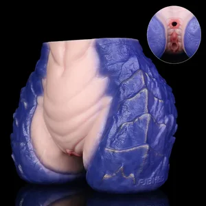 Joguina sexual de tors pelut de 8 kg Masturbador masculí de silicona de doble canal Anal Vaginal Stroker Realista Anthro Butt Toy Joguines sexuals