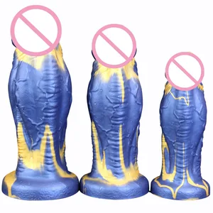 Suau enorme consolador realista gruixut artificial penis fals Joguines sexuals per a adults per a dones Massatge vaginal Masturbar-se Eines d'estimulació de l'anus