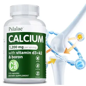 Cálcio 1 200 mg com vitamina D3 para mulheres e homens - apoia a saúde óssea e imunológica, mantém a função articular, não OGM, sem glúten