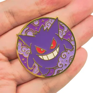 Anime Game Pokemon Harde Emaille Pins Leuke Cartoon Gengar Broches op Kleding Revers Badges Metalen Sieraden Accessoires