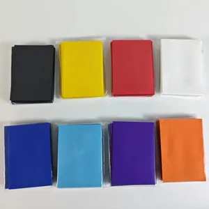 50PCS/Pek Lengan Kad Yugioh Anime Yu-Gi-Oh! Kad Dagangan TCG OCG Permainan Papan Sarung Pelindung Kad Gaya Frosted 63x90