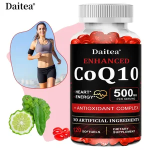 CoQ10 d'alta absorció 500MG - per a la salut del cor i la producció d'energia - Suplements nutricionals de CoQ10 millorats amb coenzim Q10