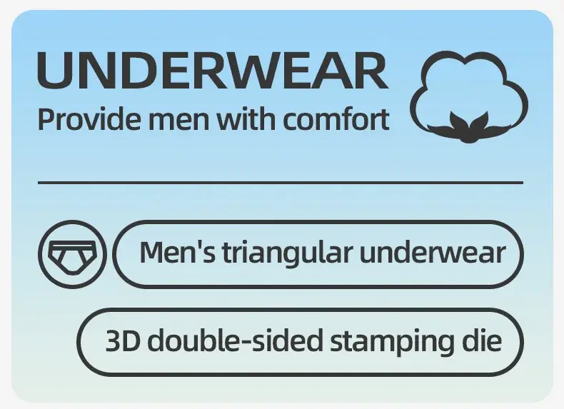 Sømløst undertøj i issilke til mænd 3D punch mold trekantede underbukser sommerbukser med tynd bund Herre sportsshorts