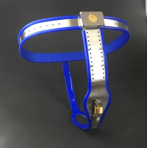 Cintura di castità femminile in acciaio inossidabile Bondage BDSM Biancheria intima di castità regolabile Giocattoli sessuali per donna Dispositivo con serratura Prodotto per adulti