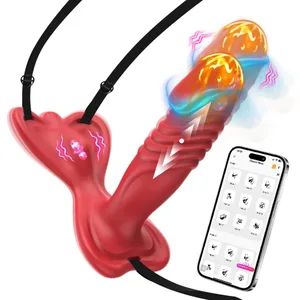 APP Kontrol Klitoris Mini Sommerfugl Masturbator Stimulator Voksne Trusser Sexlegetøj Par Bærbar Trusse Stringtang Vibrator til kvinder