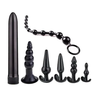 4/5/7/8 kpl/setti silikoninen pepputulppa dildo itsetyydytys anaalitulppa emättimen tulppa seksilelut yhdistelmä anaalihelmiä laajentavat lelut homoille