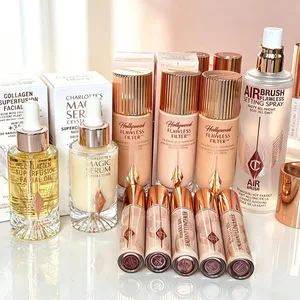Charlotte Highlighter Foundation Continuously Texture of The Makeup Hydrating Concealer Setting Spray Essence Tilbury Cosmetic