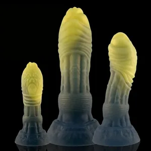 Alien Fantasy Simulering Dildo Monster Anal Plugg G-punkt Anal Masturbator Pleasure Prostata Massasjer Voksen Sexleketøy for Menn Kvinner