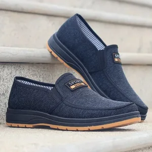 Hett säljande sportskor för män för våren och sommaren 2024 Casual Old Beijing Walking Shoes Andas Herrtygskor