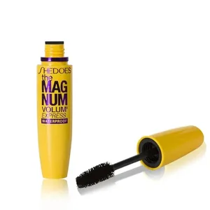 10ml vattentät förlängande curlingmascara Naturlig Långvarig Ej smutsande gul banan ögonfransglans