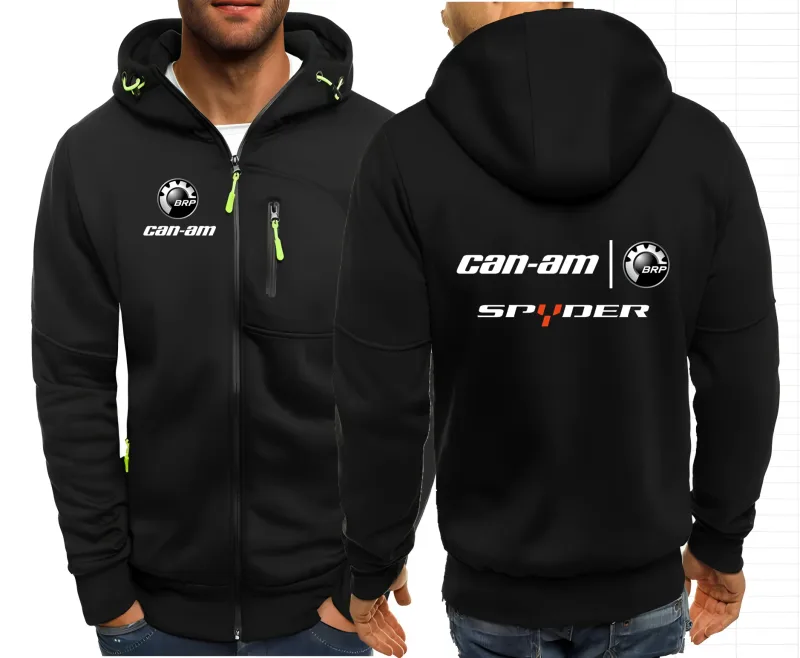 Can Am Off Road Brp Atv Commander Utv Outlander Hoodie Casual Hoodies Sweatshirts Herren CanAm Zip Hoodies Sweatshirt Male Top
