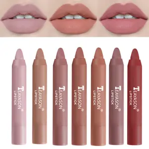 12 colori velluto opaco rossetti matita impermeabile lunga durata sexy rossetto stick on-stick tazza trucco labbra tinta penna cosmetica