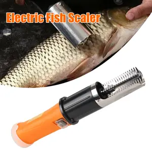 6000 RPM EU-stik Køkkenredskaber Fiskeskalahøvler Fisk og skaldyrsværktøj Elektrisk Fiskeskaller Fiskeskalaer Skraber