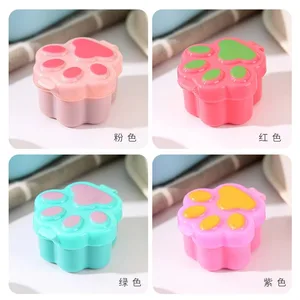 4 pezzi Mini Lunch Bento Scatola di salsa di soia Design carino Vasetti di salsa portatili in plastica Dispenser di condimenti Mini Bottiglia di salsa di pomodoro insalata