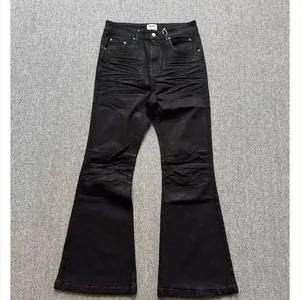 American High Street Vintage Wide-leg Jeans Para sa Mga Lalaking Street Slim Flare Pants