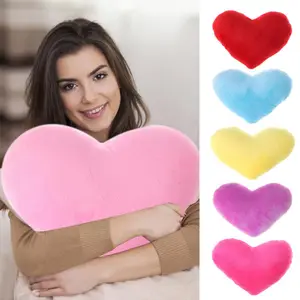 Hart Knuffels Valentijnsdag Zacht Kussen Kawaii Speelgoed Mooi Cadeau voor Verjaardag Huis Decoratief Zacht Gevuld Kussen