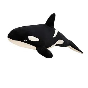 50/70Cm Orca Cá Voi Sát Thủ Sang Trọng Đệm Mềm Mại Đen Cá Voi Trắng Ném Gối Phòng Ngủ Sofa Trang Trí Đại Dương Theo Chủ Đề sang Trọng Gối Quà Tặng