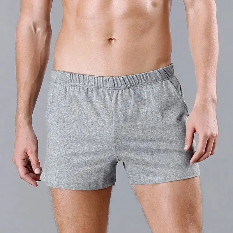 Herren Sommer Lose Shorts Mode Bequeme Baumwolle Boxershorts Männer Atmungsaktive Hause Kurze Jogginghose Casual Shorts