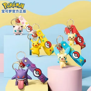 Γνήσιο Pokemon Pikachu Μπρελόκ Gengar Morpeko Cubone Snorlax Mimikyu Anime Action Figure Παιχνίδι Μπρελόκ Άρωμα Κρεμαστό Δώρο