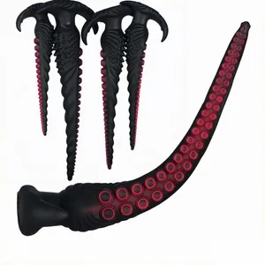 Superยาวขนาดใหญ่Anal PlugแฟนตาซีTentacle Anal Trainer Dilatorปลั๊กหนาDildo Big Butt Plugเพศของเล่นสำหรับผู้หญิงผู้ชายbutt Plug