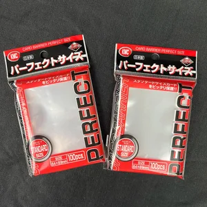 64x89mm 100PCS Transparent KMC Card Sleeves Trading Card Sleeve Barrier Board Game Card Panlabas na Protektor para sa MTG/YGO