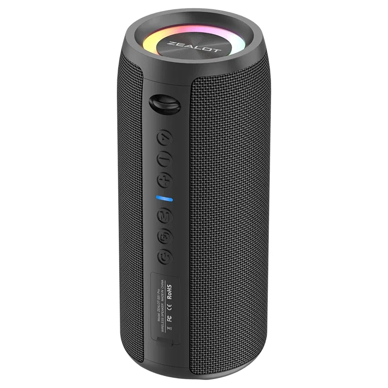 Zealot-S51Pro 40W بلندگو بلوتوث پرقدرت سه بعدی استریو باس بلندگو بلوتوث قابل حمل IPX5 ضد آب مناسب TWS Boom Box
